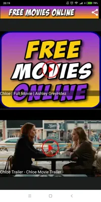 Free Movies Online android App screenshot 0